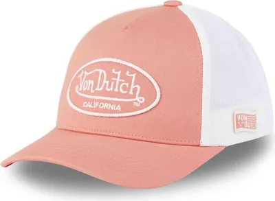 Produktbild von Von Dutch Originals Trucker Cap CALIFORNIA Twill Embroidery Rose/White
