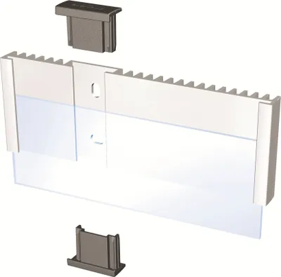 Obrázok produktu pre DURABLE Türschild Info Sign 149x52,5mm metallic silber
