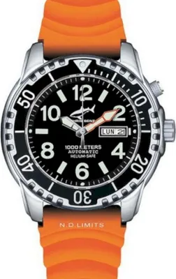 Image de Chris Benz Montre Femme, Homme, Mixte CB-1000A-S-KBO Automatiques, Montre de plongée Noir