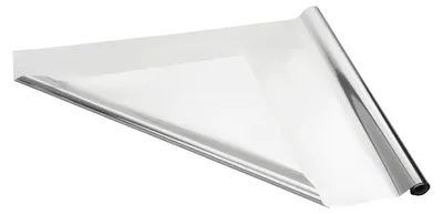 Immagine prodotto di Pellicola decorativa metallica, argento, 0,8x25m