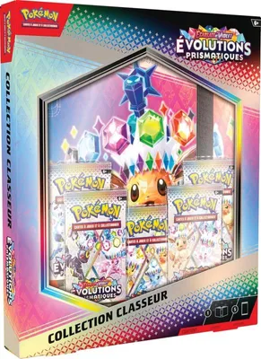 Obrázek produktu pro Pokemon - TCG Scarlet And Violet Prismatic Evolutions Binder Collection (French)