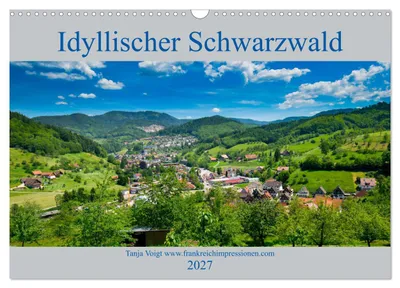 Produktbild von Idyllischer Schwarzwald (Wandkalender 2027 DIN A3 quer), CALVENDO Monatskalender