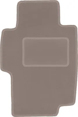 Produktbild von Fahrerfußmatte Velours beige passend für Honda Accord VII (2002-2008, Limousine, Kombi, Tourer, Typ-S) – mit Befestigungen – passgenau