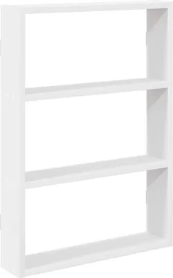Produktbild von Wandregal Weiß 43x9x60 cm Holzwerkstoff