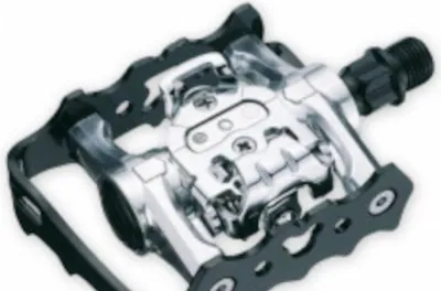 Produktbild von VP Pedale X92 Kombi SPD Flat Schwarz Silber inklusive Cleats