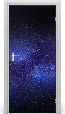 Produktbild von Tulup Türaufkleber 95x205 cm Dekorative Aufkleber Selbstklebend Wasserdichte Tapete Abnehmbar Schlafzimmer Wohnzimmer Wohnkultur - Klebe Milchstraße