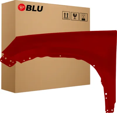 Image de BLU Aile Compatible avec VW Volkswagen Tiguan I 5N 5N2 LA3T Gauche Rot WildCherry | 2007-2016 | Avant | Peint| Prêt à Monter | Acier