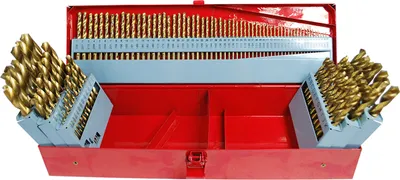 Produktbild von Bohrersatz Edelstahlbohrer Spiralbohrer Metallbohrersatz 115tlg. MBS1 H11503