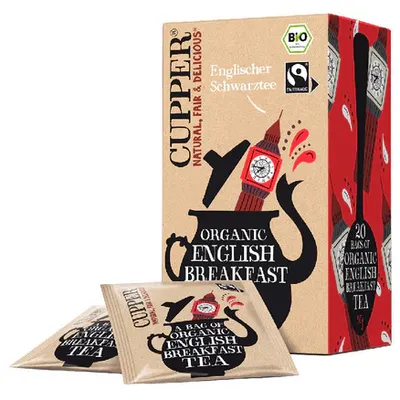 Obrázek produktu pro Cupper Tee 378104, Ovocný čaj, 50 g, Papírová krabice, EU organic