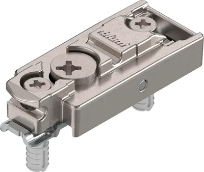 Image de BLUM CLIP Plaque de montage excentrique droite, zinc, EXPANDO, distance 3 mm