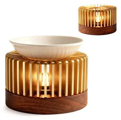 Productafbeelding van Geurlamp voor Etherische Oliën, 3-in-1 Aromadiffuser en Theewarmer