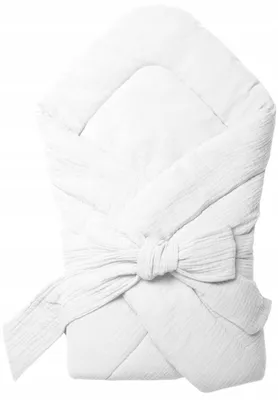 Produktbild von Baby-Einschlagdecke / Pucktuch Aus Musselin (Crinkle-Musselin) 75 × 75 Cm