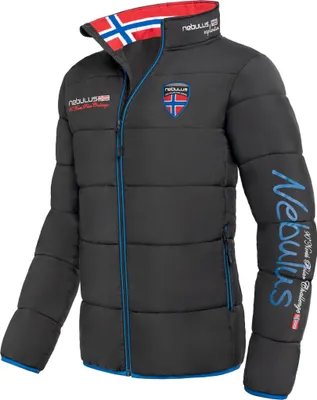 Produktbild von Nebulus Winterjacke EXODUS Herren, warme Outdoorjacke, praktische & vielseitige Übergangs- & Winterjacke, P5917 - Herren, schwarz-kobalt, XXL