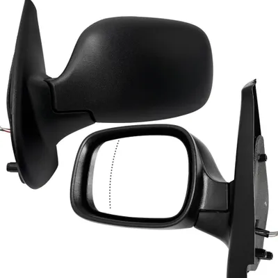 Immagine prodotto di Specchietto retrovisore esterno sinistro BILMAX di ricambio per Renault Kangoo 2003-2009, regolabile elettricamente, 5 pin, nero, ripiegabile manualmente (lato conducente)