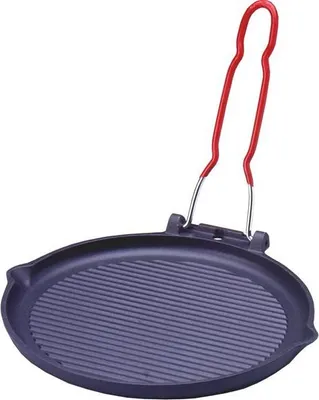 Image de Grill rond fonte 23cm noir - Invicta - 32710 -