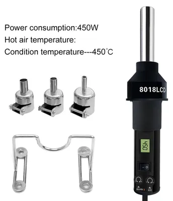 Produktbild von Heißluftgebläse, einstellbare Temperatur, LCD-Display, EU 220V