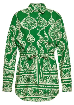 Image de Chemisier ALBEE pour femme - vert crème, taille S