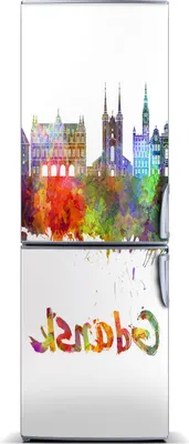 Produktbild von Tulup Kühlschrankdekoration - Magnetmatte - 70 cm x 190 cm - Magnet auf dem Kühlschrank - Farbe Gdańsk
