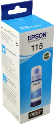 Productafbeelding van Epson EcoTank 115 - 70 ml - Cyaan - origineel - Navulinkt - geschikt voor Epson L8160, L8180, EcoTank L8160