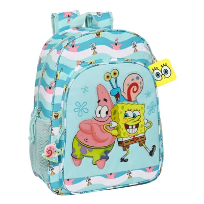 Obrázek produktu pro Školní batoh Spongebob Stay Positive Blue White (33 x 42 x 14 cm)