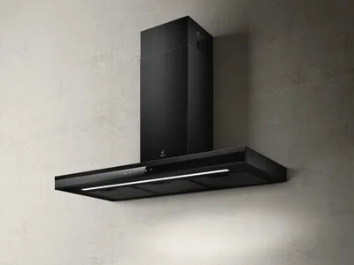 Produktbild von Elica Adéle PRF0182410 Wandhaube 90 cm Schwarz Matt
