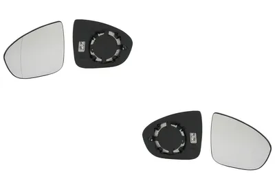 Produktbild von Johns, Spiegel Glas Außenspiegel Glas passend für Opel Meriva B 06/10- Set Links Rechts 13258014 1428488 13258013 1428487