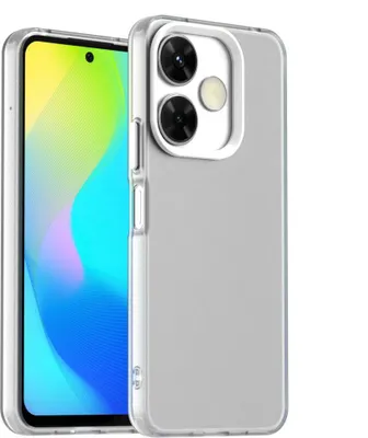 Obrázek produktu pro Pouzdro pro Xiaomi Poco M6 4G, tenké poloprůhledné matné nárazuvzdorné pouzdro na telefon Bílý