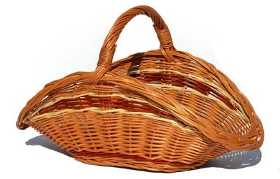 Image de Sklep Wiklinowy KWD01 Panier à Bûches Cheminée en Osier Robuste