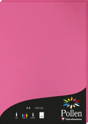 Produktbild von Pollen 10x Papier A4 Pollen 120g 50 Blatt - Fuchsienrosa 4221C