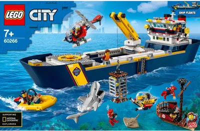 Image de LEGO® 60266 LEGO® City 60266 Meeresforschungsschiff Bausatz