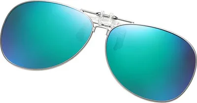 Produktbild von INF Clip-on Sonnenbrille - Polarisierte Fahrerbrille Grün+Blau