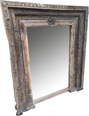 Produktbild von Orient Spiegel Standspiegel Antik 214cm Muster -32- | Großer Marokkanischer Flurspiegel | Holzrahmen orientalisch geschnitzt (Standspiegel Antik 214cm Muster -32-)