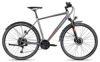 Produktbild von Axess VERIS STREET Herren-Crossbike für Land & Stadt 28 Zoll Dunkelgrau 54 cm