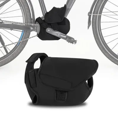 Obrázok produktu pre Ochranný obal z neoprénu pre stredový motor elektrického bicykla, určený pre horizontálne motory