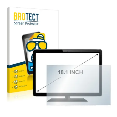 Produktbild von BROTECT Schutzfolie für Flachbildschirme mit 46 cm (18.1 Zoll) Displays 359 x 287 mm Displayschutz Displayschutzfolie Folie Matt Entspiegelungsfolie