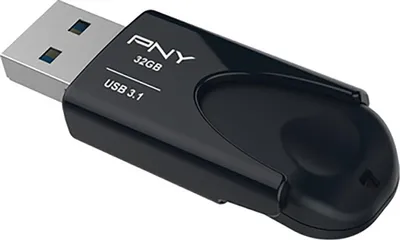 Image de PNY Attache 4 lecteur USB flash 32 Go USB Type-A 3.2 Gen 1 (3.1 Gen 1) Noir