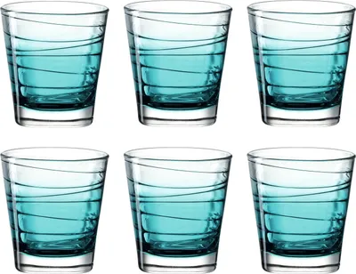 Produktbild von LEONARDO Vario, Türkis, Glas, 6 Stück(e), Rund, 250 ml, 83 mm