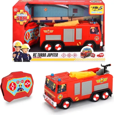 Produktbild von RC Feuerwehrmann Sam Feuerwehrwagen Jupiter 1:24, 2 kan
