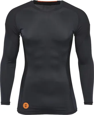 Produktbild von Hummel First Compression Jersey Longsleeve Funktionsshirt Kompressionsshirt Shirt schwarz, Größe:L, Modell:LongSleeve