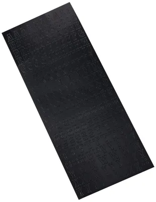 Produktbild von Konturaufkleber, selbstklebende Folie, schwarz, 29,22 x 10,55 x 0,07 cm