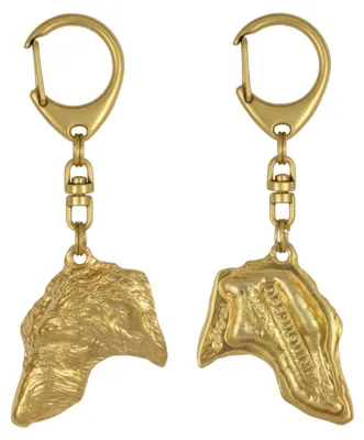Image de Art-Dog Porte-clés – Deerhound – finition dorée