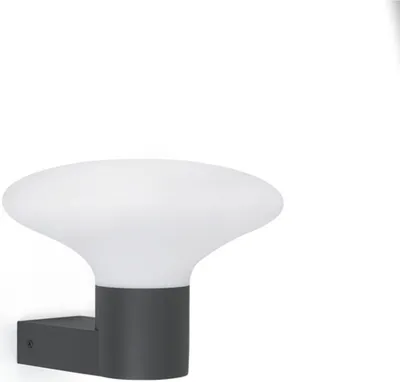 Produktbild von Faro 74432A-03, Wandbeleuchtung für den Außenbereich, Dunkles Grau, Aluminium, IP44, I, E27