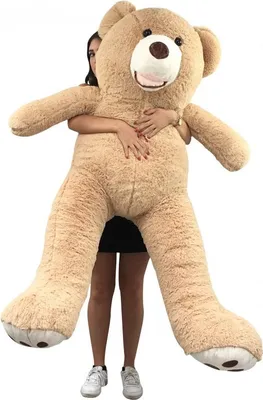 Produktbild von Riesiges Plüschtier Teddybär Pouf 160 cm, Beige