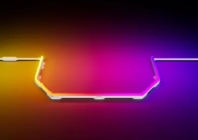 Produktbild von HYTE Noodle, Universal, RGB-Lichtverbesserungs-Set, Weiß, Blau, Grün, Rot, 630 mm, 5,3 mm