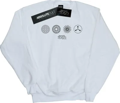 Produktbild von Fantastic Beasts - Sweatshirt für Herren BI23233 (3XL) (Weiß)