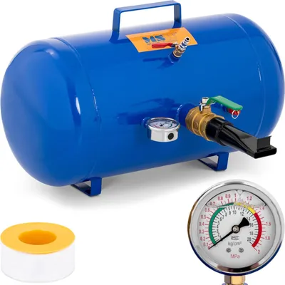 Zdjęcie produktu dla Inflator Zbiornik Ciśnieniowy Do Pompowania Kół Opon Z Manometrem 6-8 Bar 38.5 L