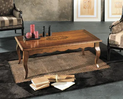 Produktbild von Wohnzimmer Tische Barock Holz Couchtische Massiv Klassischer Couchtisch Tisch