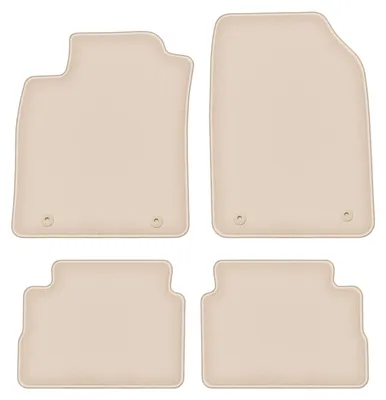 Produktbild von DURBAN Beige Velours-Fußmatten-Set für Opel Vectra C Liftback, Schrägheck, Limousine (2002-2008)
