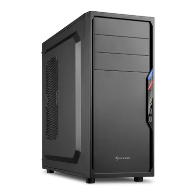 Produktbild von Sharkoon VS4-S Gehäuse PC Midi Tower Schwarz ATX/microATX/Mini-ITX Multi Stand