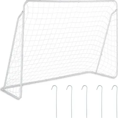 Immagine prodotto di Porta da calcio in acciaio bianco